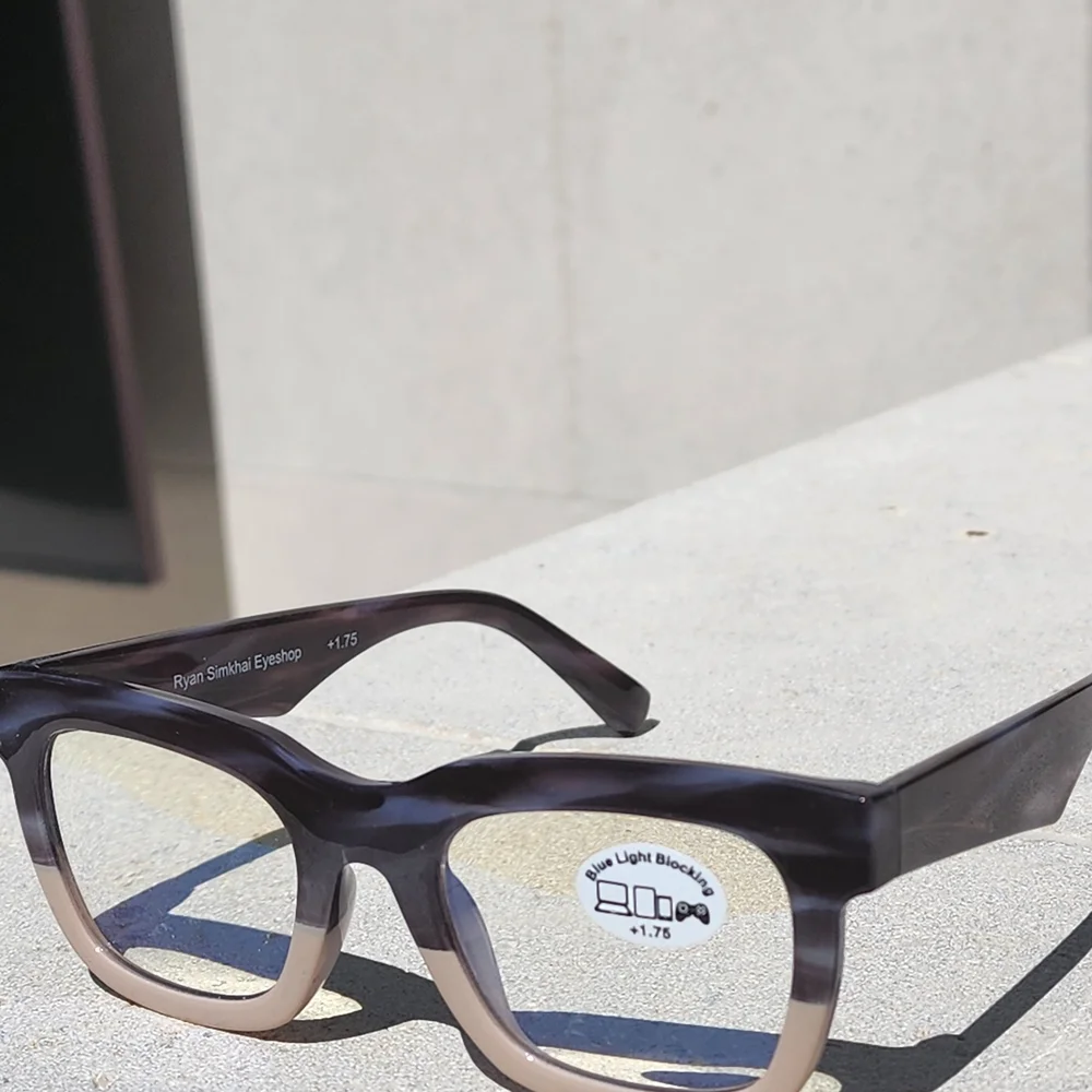 Ryan Simkhai Skylar Women's Midnight Blue Light Blocking Anti-Scratch Readers